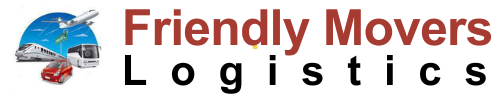 Friendly Movers Logistics Delivery Company Logo